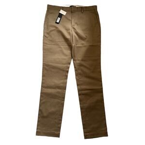 Banana Republic Chino Pants Mens 33x34 Fulton Casual Work NWT Actual 35” Waist